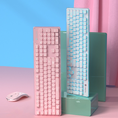 LT600 Ultrathin Business Office Wireless Luminescent Key USB Wireless Keyboard And Mouse Set