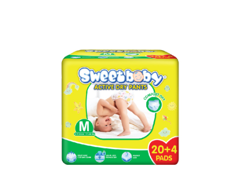 SWEETBABY ACTIVE DRY PANTS MEDIUM 20+4