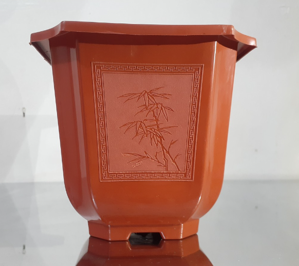 8101 Semi Hexagon Plastic Gardening Pot