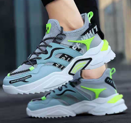Korean Style Men's Casual Running Shoes Breathable Men Shoes Sneakers