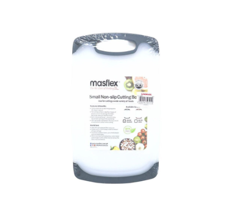 Masflex Non-slip Cutting Board - White with Black