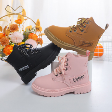 New fashion boots for kids girls ankle zip boots for kids girls size26-36