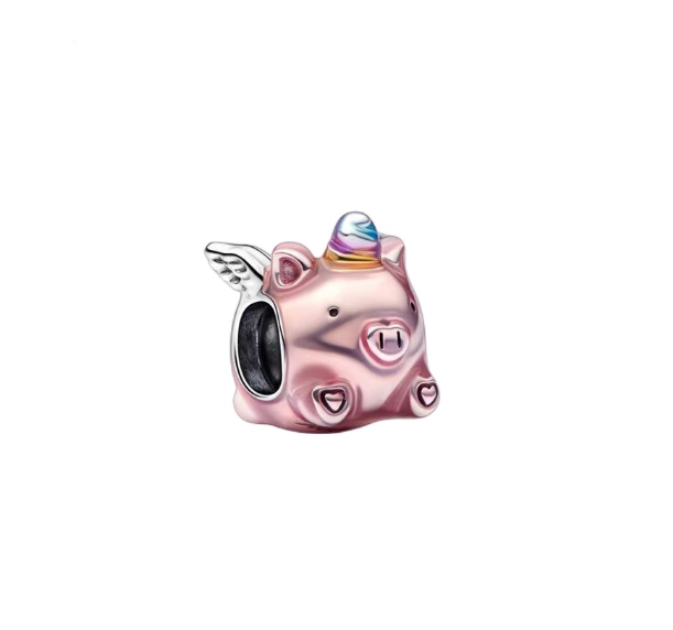 S925 Pandora Disney Series Charm Pendant Pumpkin Car with Beadles Suitable for Pandora Bracelet Exquisite Jewelry Gift s42