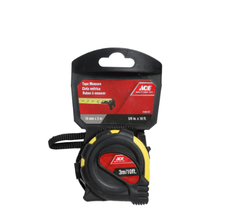Ace Hardware Tape Measure 16mm x 3m