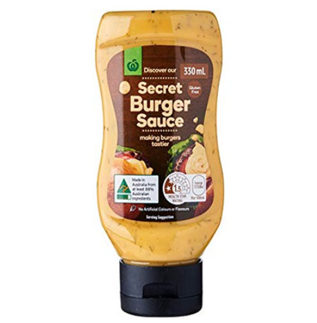 Woolworths Secret Burger Sauce 330ml