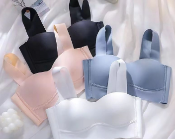 Lovito Women Sexy Plain Buckle Bra LNL43215