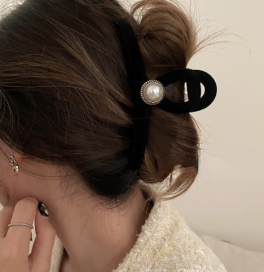 Korean Style Female Hair Claw Clip Large Plastic Hair Clip New Pearl Hairpin Hair Accessories for Girl