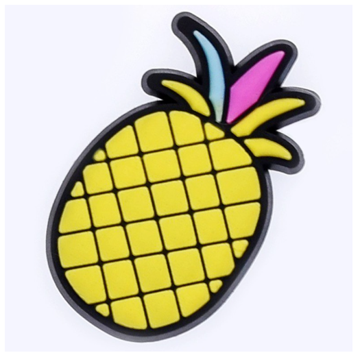 Cartoon Watermelon Pineapple jibits Food Jibitz croc Charm Hole Shoes Decoration for Women DIY jibits Pins Charms Shoe Accessories F13