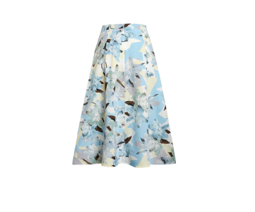 Lovito Boho Floral A Line Skirt L45ED076 Multi-Color