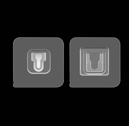 Double Sided Adhesive Wall Hooks Wall Hanger Transparent Suction Cup Sucker Hook