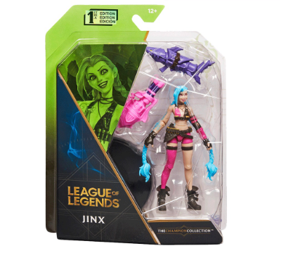 League of Legends Jinx 4 inch Action Figure