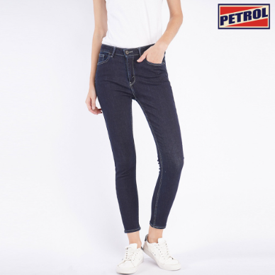 Petrol Ladies Basic Denim Super Skinny High-Rise 13977-U Dark Shade