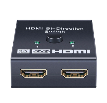 LQX 4K HDMI Switch 2 Ports Bi-directional 1x2 / 2x1 HDMI Switcher Splitter Supports Ultra HD 4K 1080P 3D HDR HDCP for PS4 Xbox HDTV