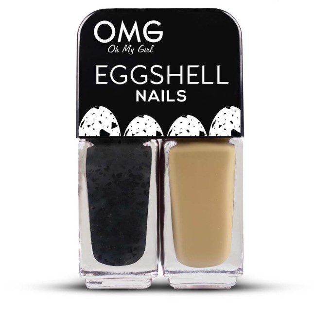 OMG Eggshell Nail Polish Kiwi 5ml x 2