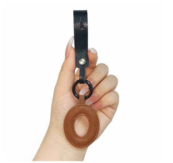Creative PU Leather 26 Letter Keychains Fashion Alphabet Keyrings Handbag Ornaments Pendant Car Key Holder Accessories Gifts O