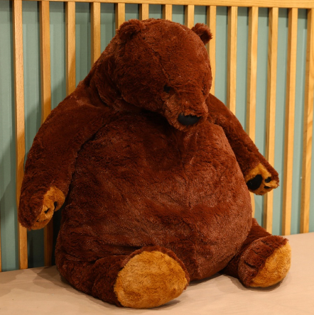 Cute Brown Bear Sleeping Pillow Plush Toy Doll Teddy Bear Yi Black Bear Bear Doll Gift