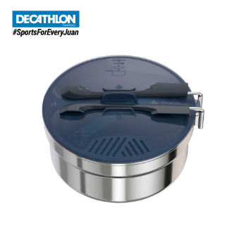 Decathlon Quechua MH100 Mountain Hiking camp stainless 1 person 1.1L