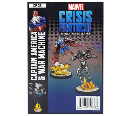 Marvel CP 38 Crisis Protocol Captain America and War Machine Character Pack