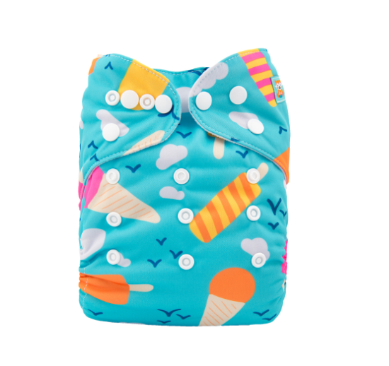 Alva Baby Cloth Diapers Washable Pocket Nappy Diaper Only D33