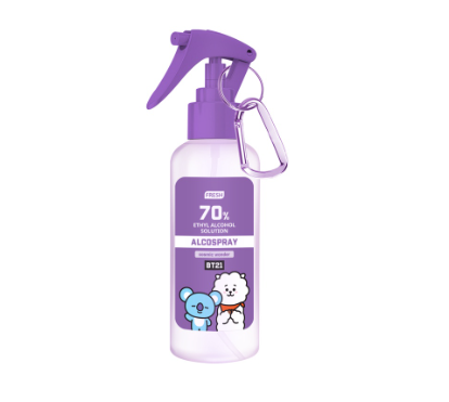 Fresh X BT21 Cosmic Wonder Purple Alcospray 100mL