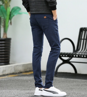 COD #Csual fashion skinny jeans stretch pants for mens cotton pants