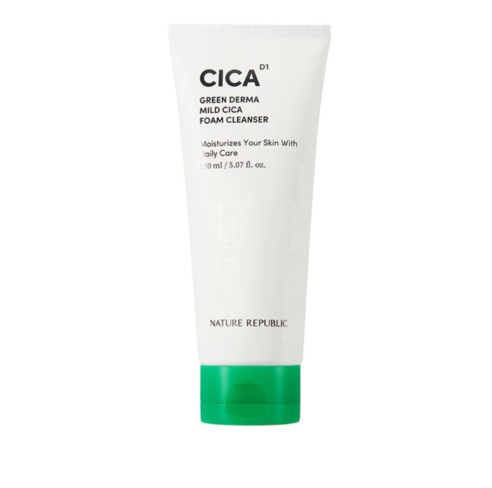 Nature Republic Green Derma Mild Cica Foam Cleanser