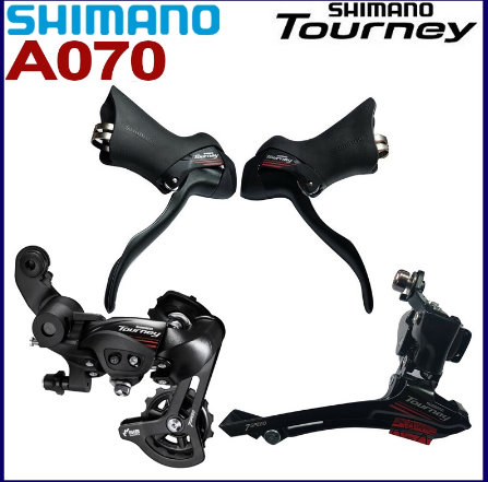 SHIMANO Tourney A070 2x7 Speed Road Bike Groupset Front Rear Derailleur Shifter Bike 14s Road Bike Original Shimano