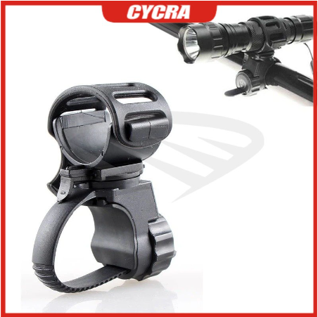 1Pc Bicycle Lamp Holder Universal 360 Degree Rotating Cycling Flashlight Holder Clamp Holder Bracket