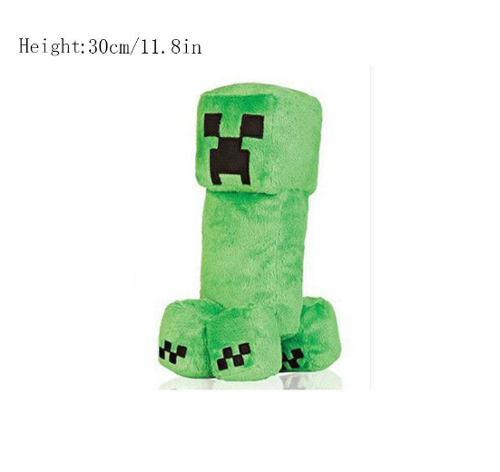 New Zombie Creeper Plush Doll Steve spider Ghost Cotton Stuffed Model Doll Alex Enderman Children Gift Game Toy 012