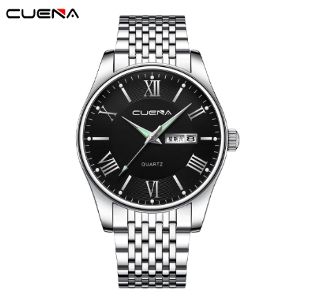 CUENA Men's Watches Fashion Casual sports Business Decorative Dial Quartz Water Resistant 6041 m5
