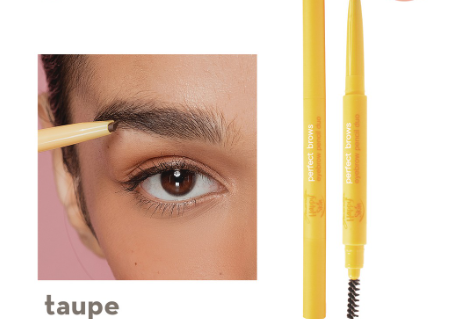 Happy Skin Perfect Brows Eyebrow Pencil Duo in Taupe