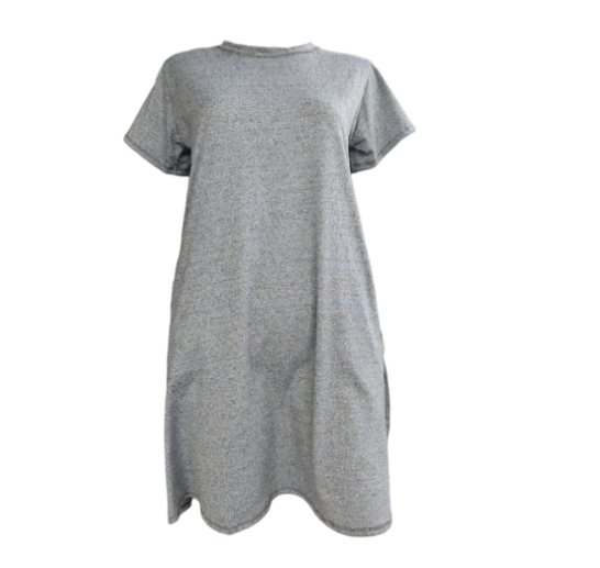 KELA MATERNITY T-SHIRT DRESS FOR ALL MOMMIES FIT TO MEDIUM TO XLARGE BODY FRAME COTTON SPANDEX C5