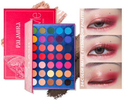 New Makeup Palette PALAMIRA 35 Colors Matte Eyeshadow Palette