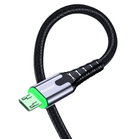 Essager L LED Micro 0.5m USB Fast Charging Data Charging Cable Charger For Android Samsung Phone