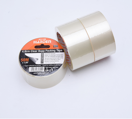 Harden 4.8cm x 30m, 50m, 100m /1.88" x 32.8, 54.6, 109.3yards Clear Bopp Packaging Tape