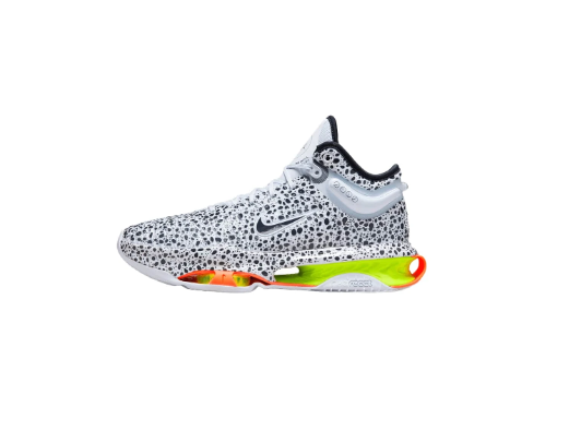 Nike Air Zoom G.T. Jump 2 Electric - Men's Low Top Basketball Shoes, White/Black, Lightweight, Comfortable, Anti-Slip, Durable Outsole, Style: FV3411-900