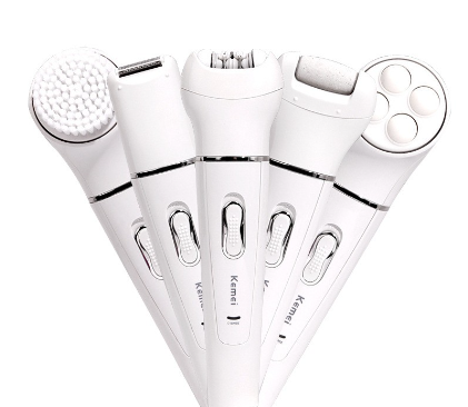 5 In 1 Personal Care Women Shaver Wool Device Women Epilator Shaving Foot Kemei KM-2199