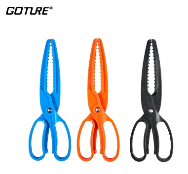 Goture Fishing Grip Pliers Plastic Serrated Clamp Grabber Fish Holder Tackle