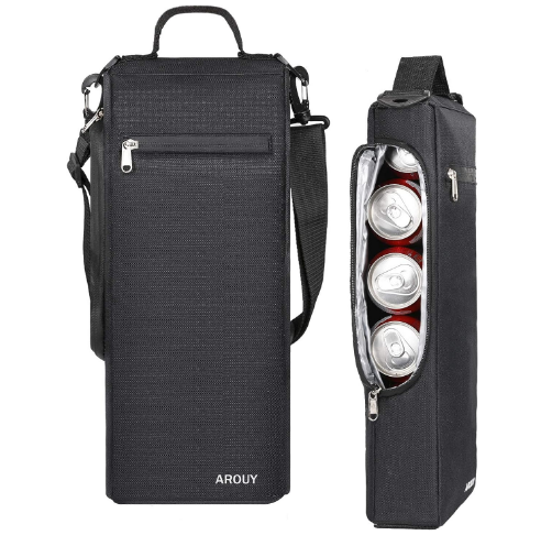 Golf Cooler Bag - Golf Accessories for Men and Small Soft Cooler Bags Insulated Beer Cooler Holds a 6 Pack of Cans or Two Bottles of Wine, Golf Sports Bags