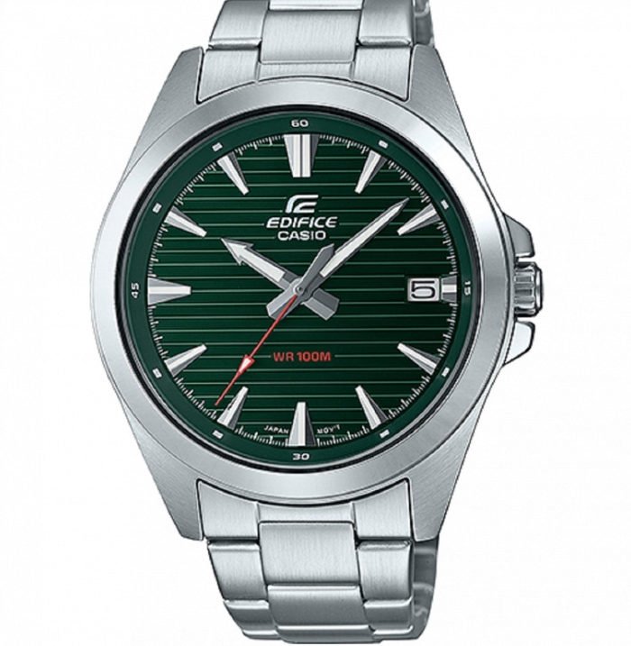 Casio Edifice EFV-140D-3A Chronograph Stainless Steel Strap Watch For Men