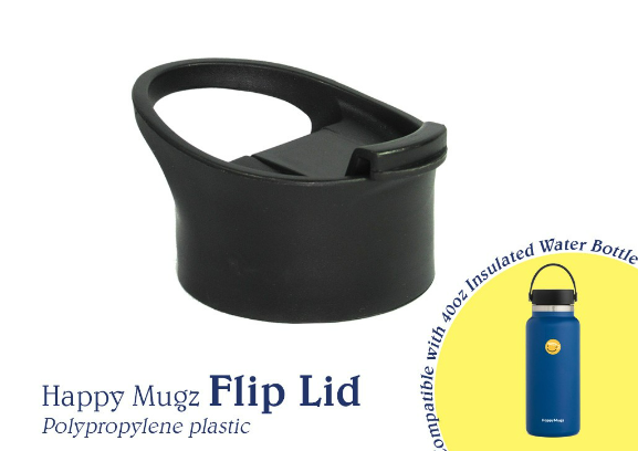 Chef's Classics Happy Mugz Flip Lid for 40oz Insulated Water Bottle