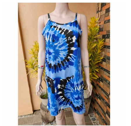 Maternity Dress Pambahay Dress Spaghetti Strap (New Printed Design) Freesize fits from Small to XL D3