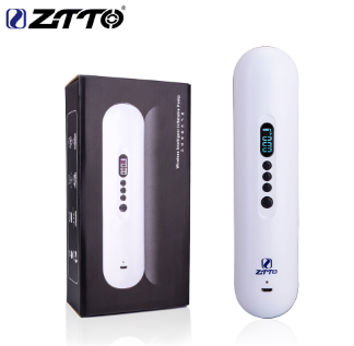 ZTTO Rechargeable Air Pump Tire Inflator 12V 120PSI Cordless Portable Compressor Digital Pump Multiple Use 2000mAH for Car Bike Bicycle