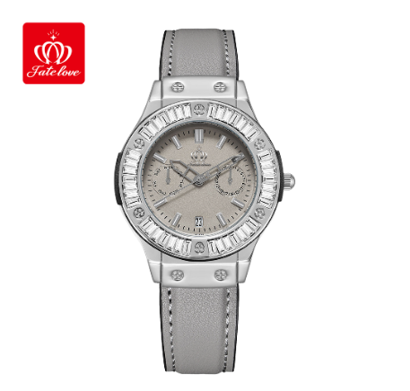 Fate Love Watch For Women Water Proof Leather With Box Original Quartz Luminous Authentic Fashion Watches ALL GRAY