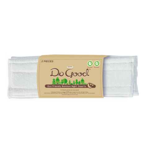 Tiny Buds Bamboo Cloth Diaper Night Insert Set of 2