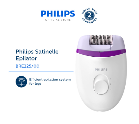 Philips Satinelle Epilator BRE225/00 (Epilator for Women, Hair Remover)