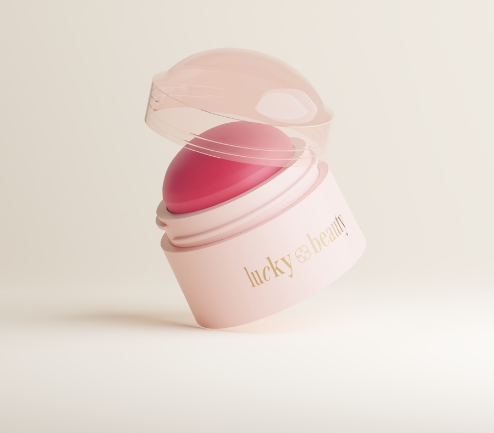 Lucky Beauty Blush & Lip Cream In Crush
