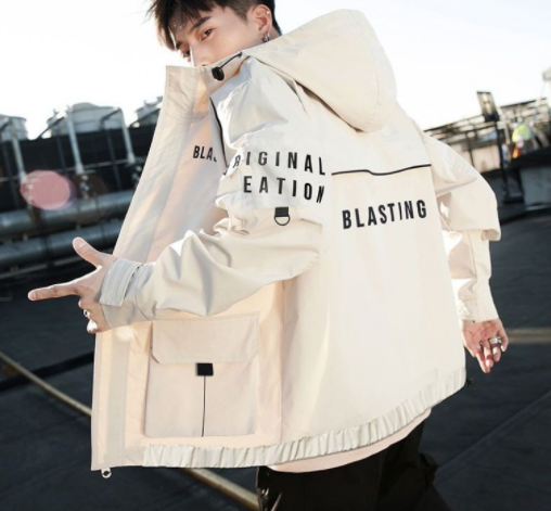 Outdoor Jackets Men's Plus Size Fat Jacket Hooded Waterproof Windbreaker Jackets Coats