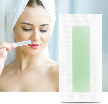 Hair Removal Wax Strips Papers Large Size Body Professional Hair Remover Double Tape (10 pcs)