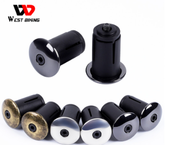 WEST BIKING Bicycle Handlebar Grip Cap Aluminium Alloy Expansion Plug Mtb Bike Bar End Plugs 1 Pair